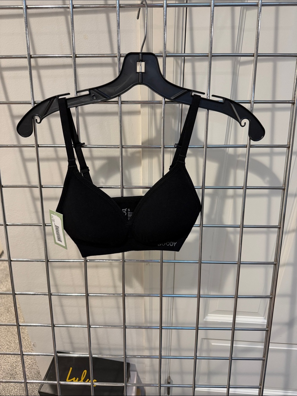 BOODY Black Wireless Adjustable T Shirt Bra
